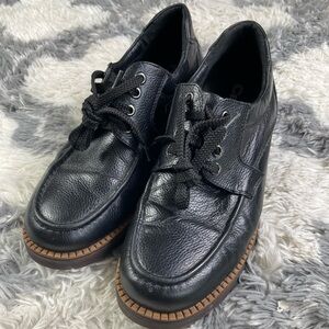 CALTO G63810- 3 Inches Elevator Height Increase Black Leather Lace Up Shoe